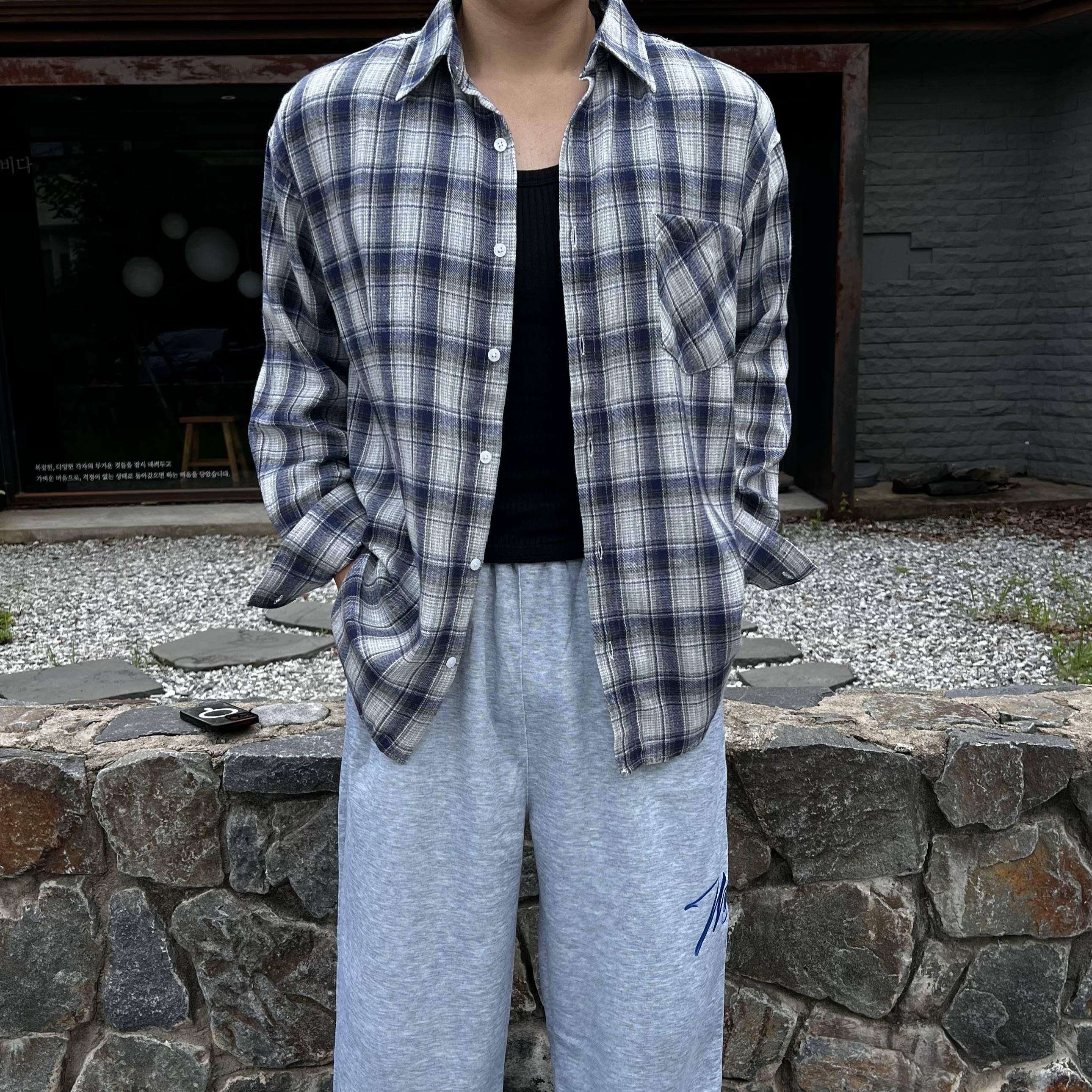 메르 체크 남방 셔츠 10color
