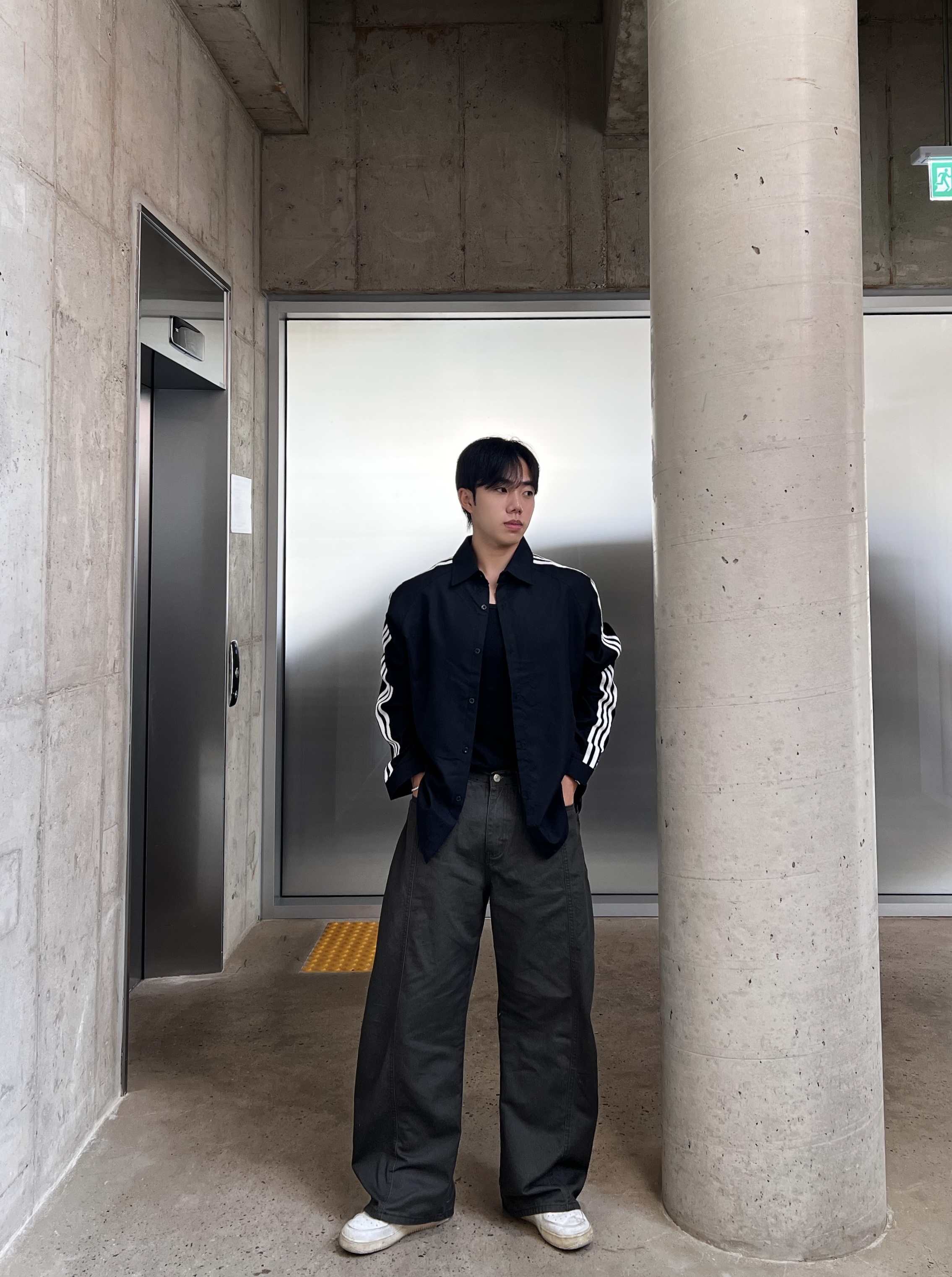 레크 뒷비조 카치온 코튼 팬츠 (3color)