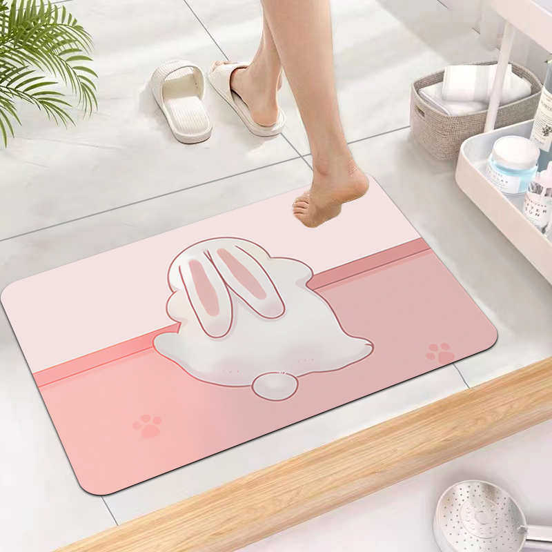 귀여운 동물 뒷모습 규조토 발매트 상세 이미지 18