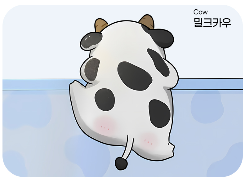 귀여운 동물 뒷모습 규조토 발매트 상세 이미지 21