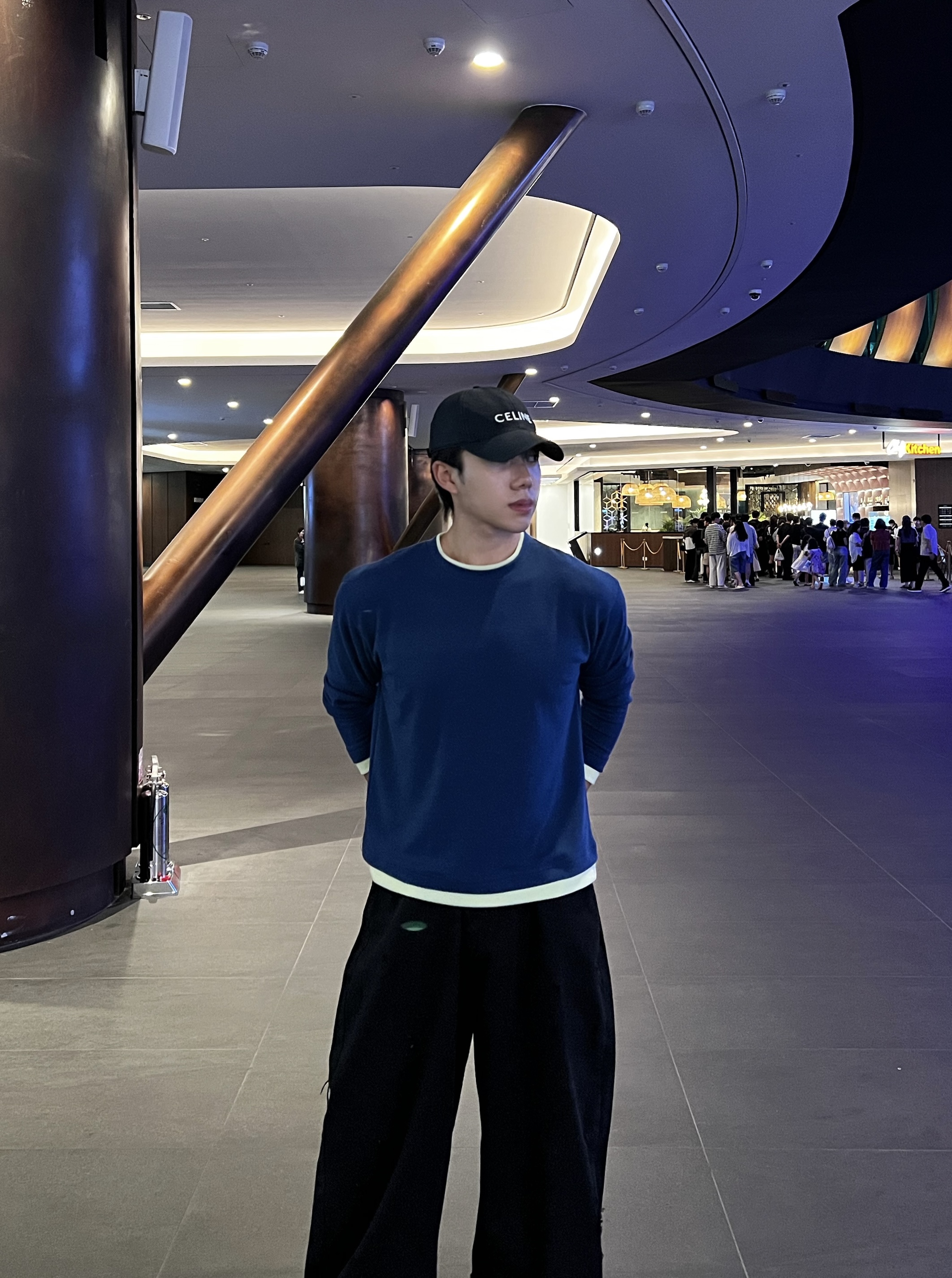 혹드 듀얼 레이어드 배색 크롭 긴팔 (6color)