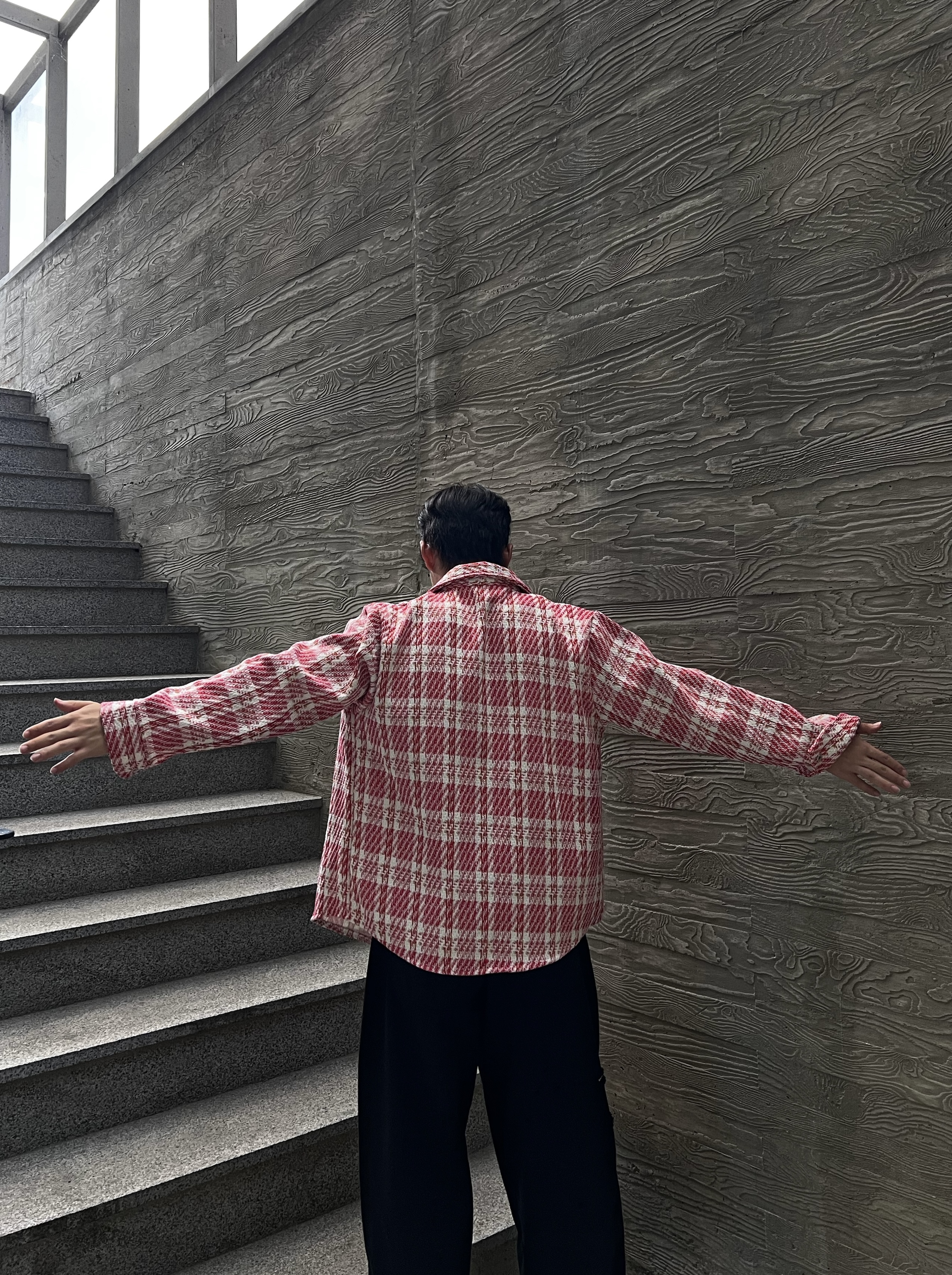 디벨 펀칭 커브드 데미지 코튼 팬츠 (3color)