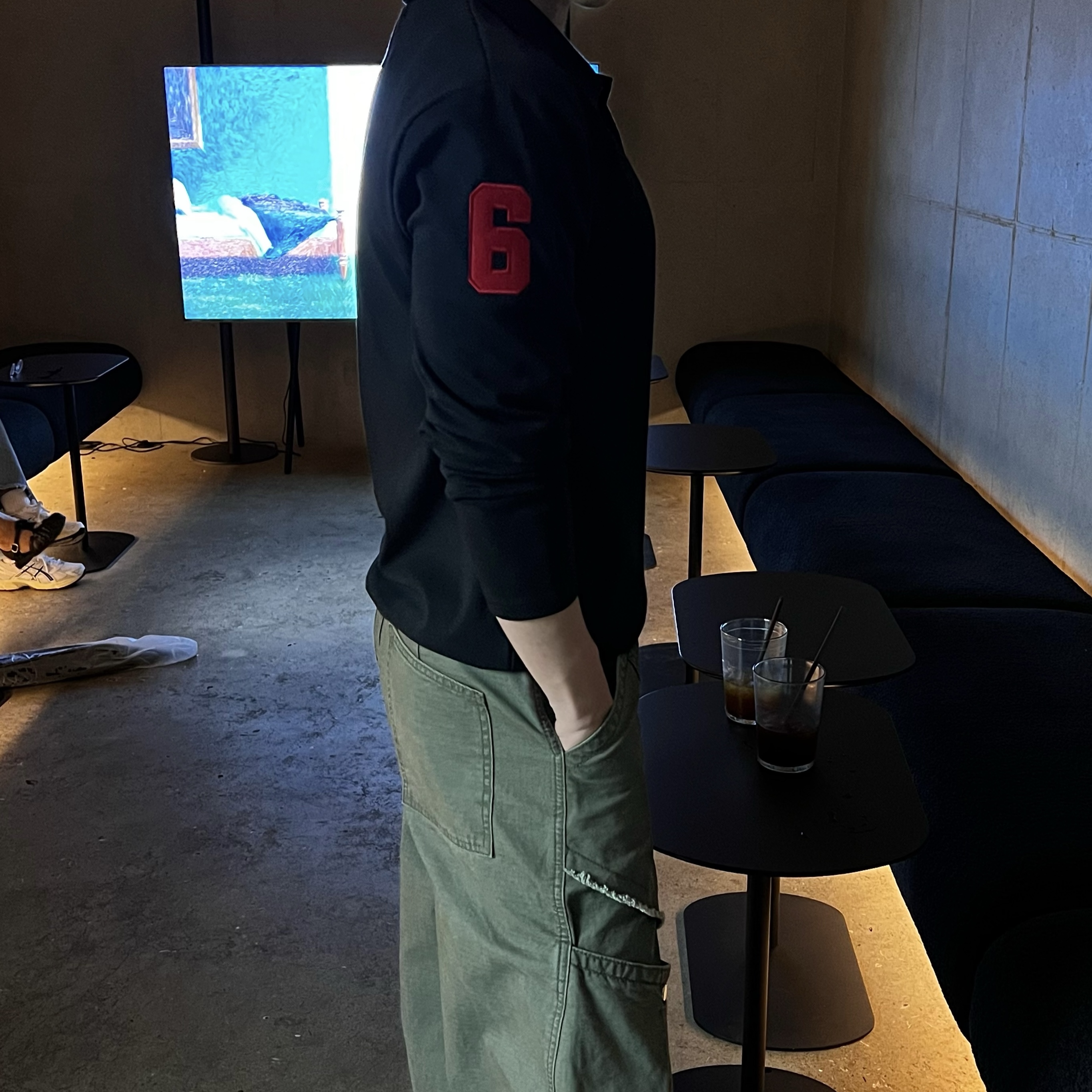 패르 넘버 홀스 카라 헨리넥 긴팔 (9color)