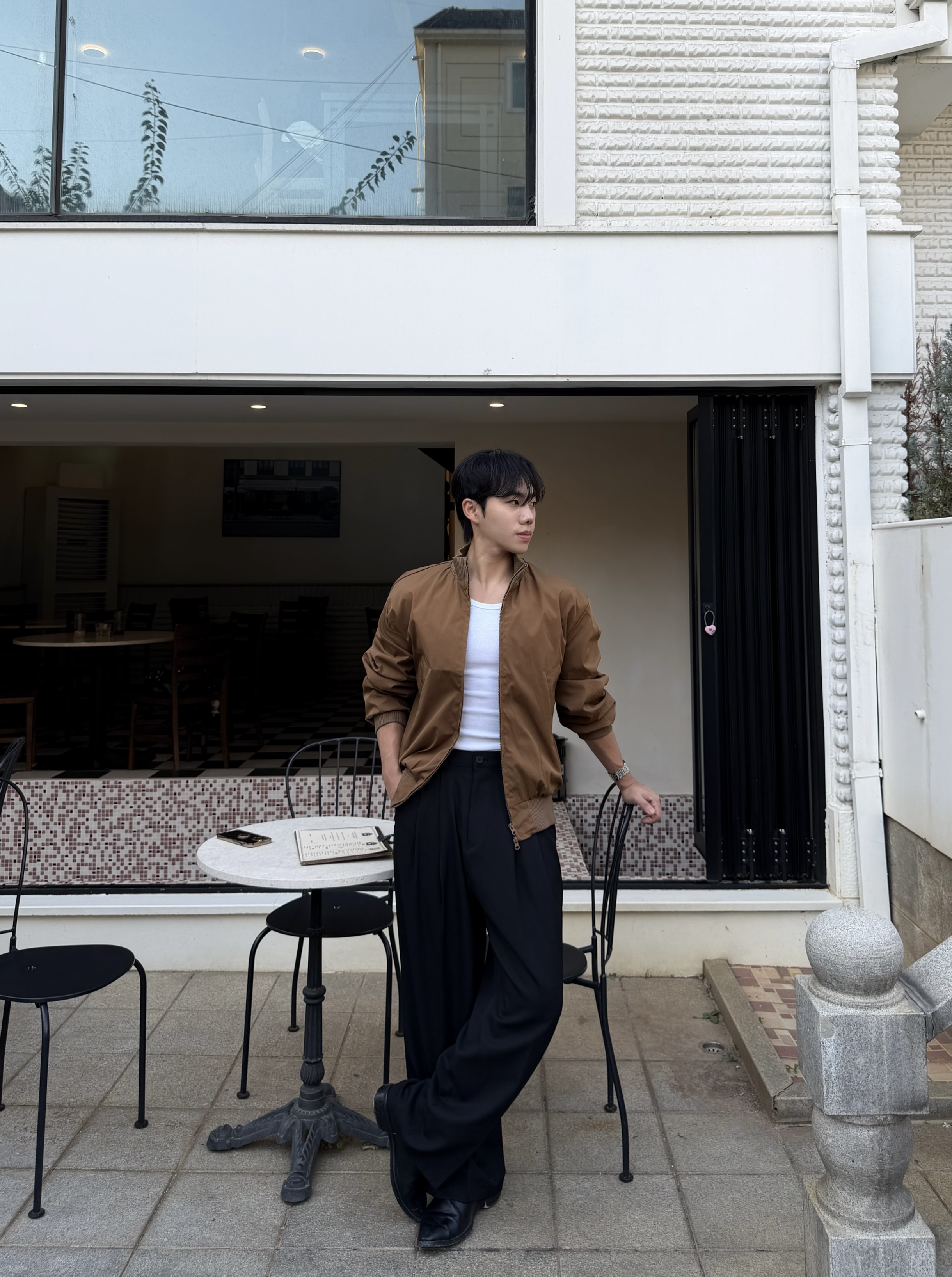 엔플 투턱 반밴딩 팬츠 (2color)