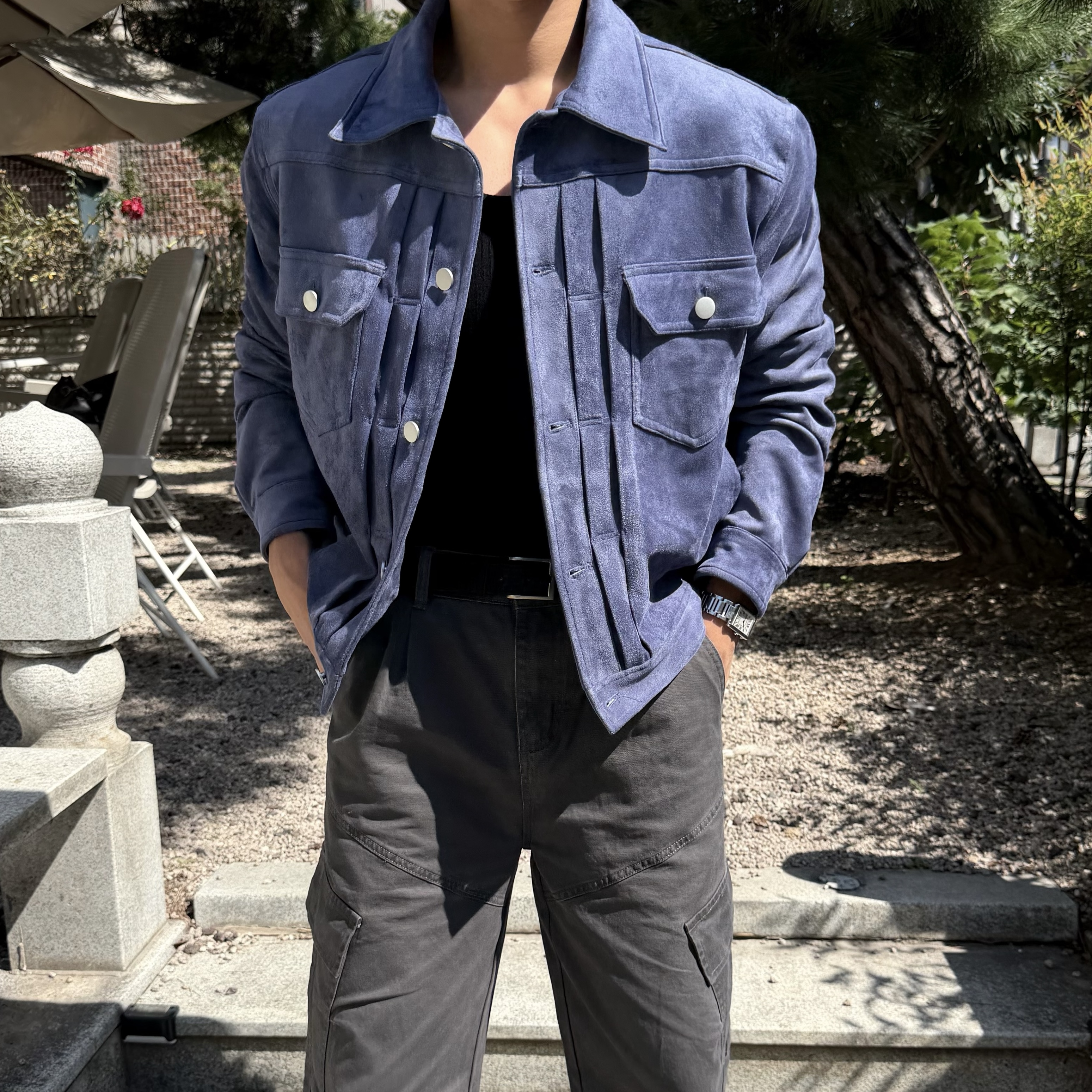 아벤 비비드 스웨이드 자켓 (4color)