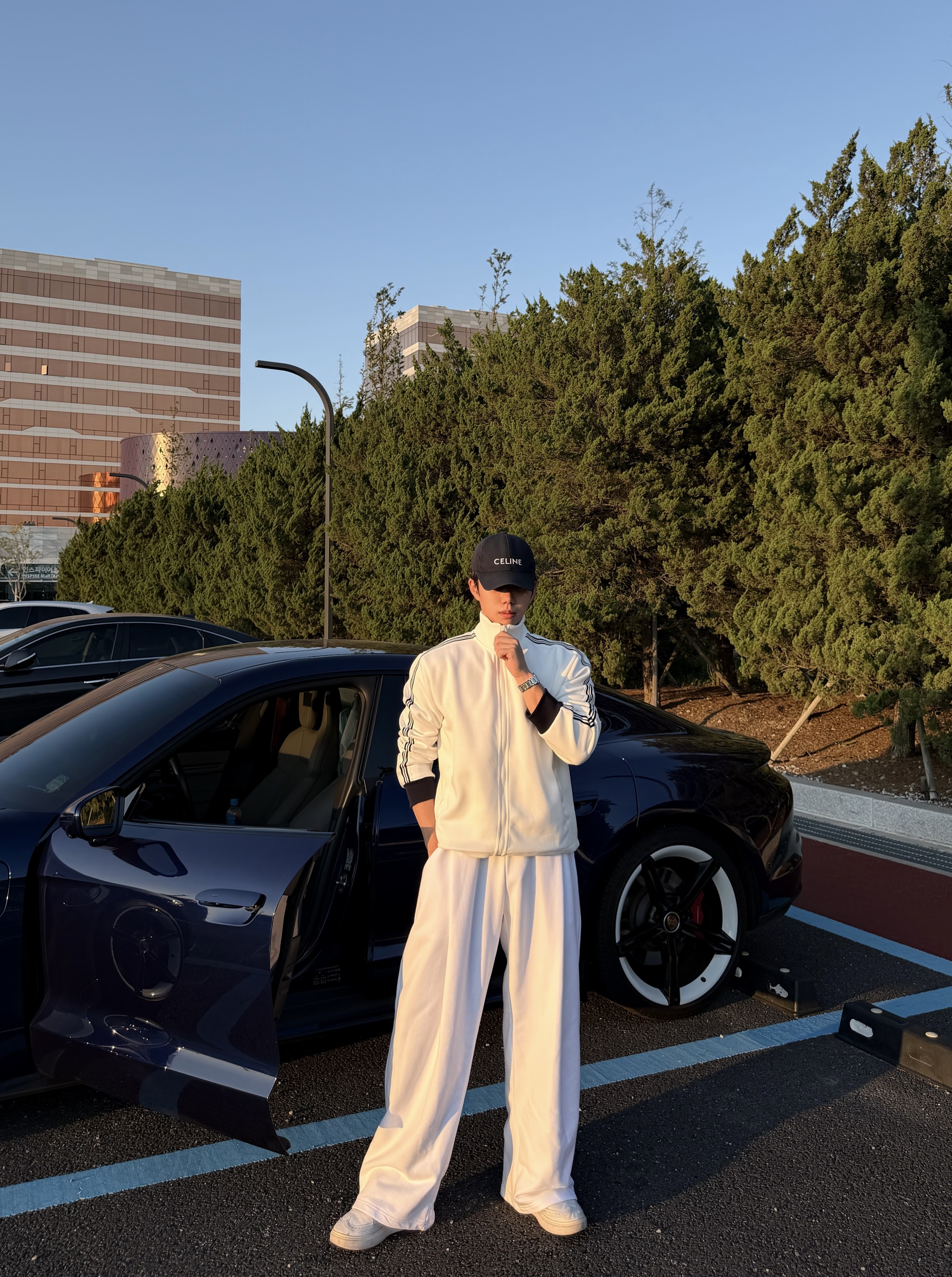 로블 딥 원턱 밴딩 트랙 팬츠 (6color)