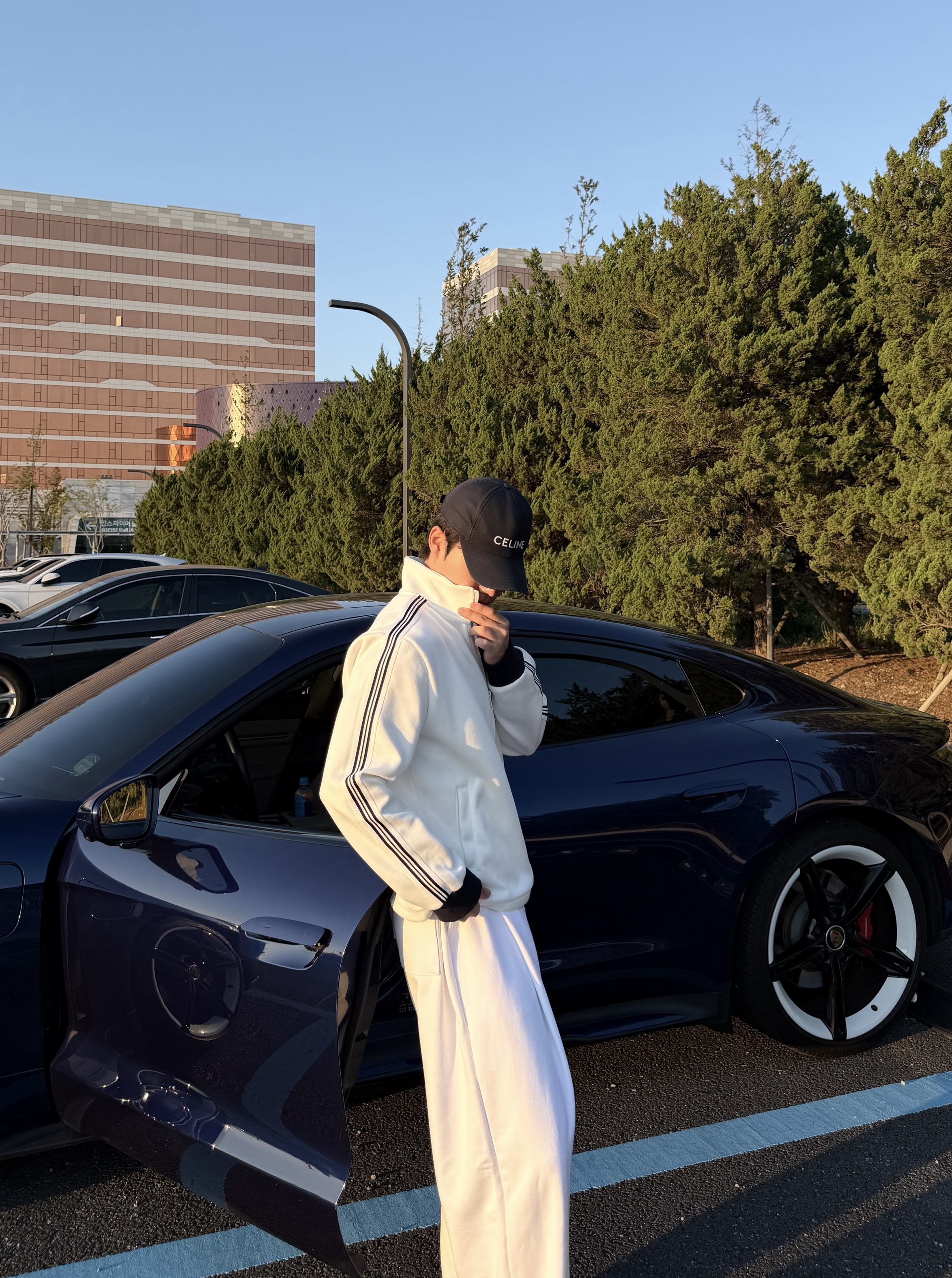 로블 딥 원턱 밴딩 트랙 팬츠 (6color)