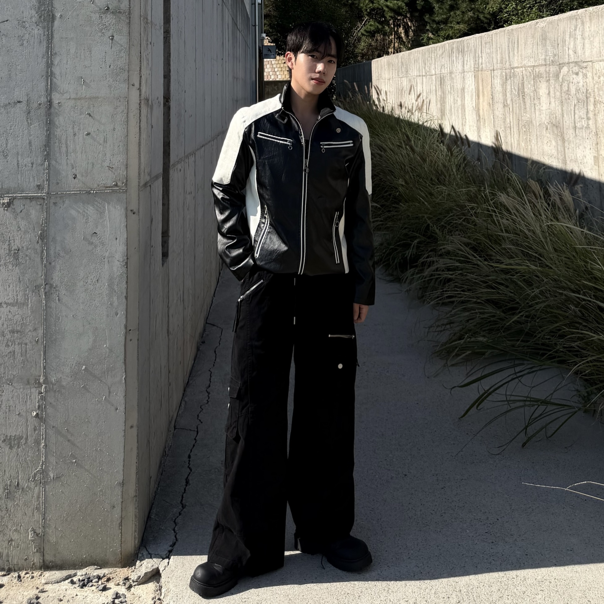 슬로 지퍼 카치온 카고 팬츠 (3color)