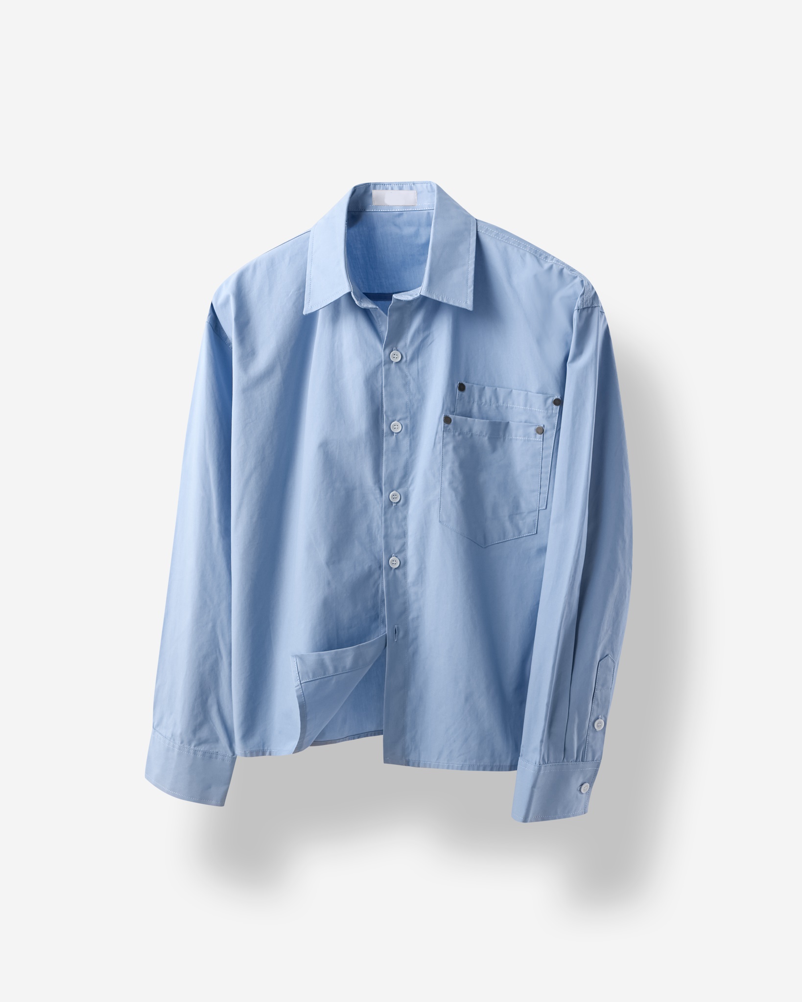 더트 더블 리벳 크롭 셔츠 자켓 (3color)