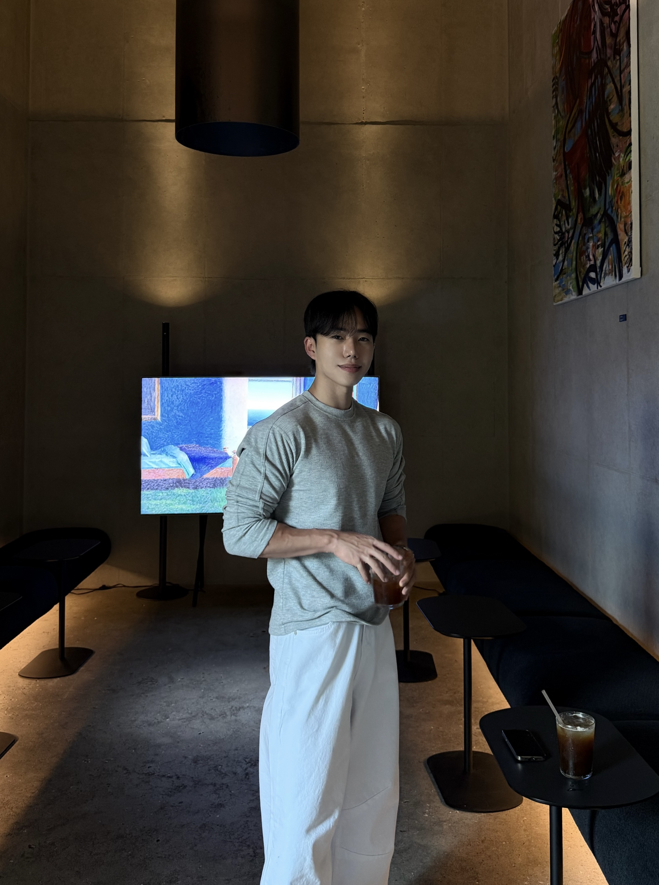 뉴브 시그니처 절개 라인 머슬 긴팔 (5color)