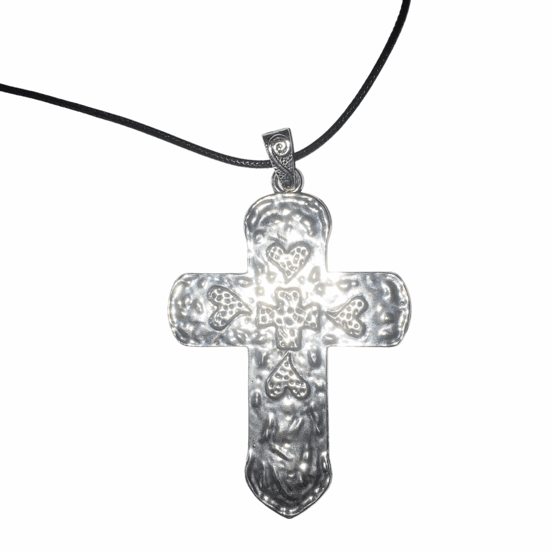 vintage-cross-heart-necklace
