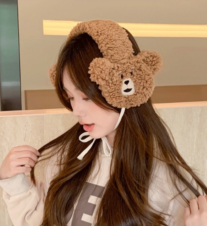 곰돌이 양털 귀마개 이어머프 방한 귀도리 모자 뽀글이 여성 겨울 방한 귀덮개 보온 귀돌이 볼끼 털 퍼 골프 여자 니트 뜨개 토끼 ...