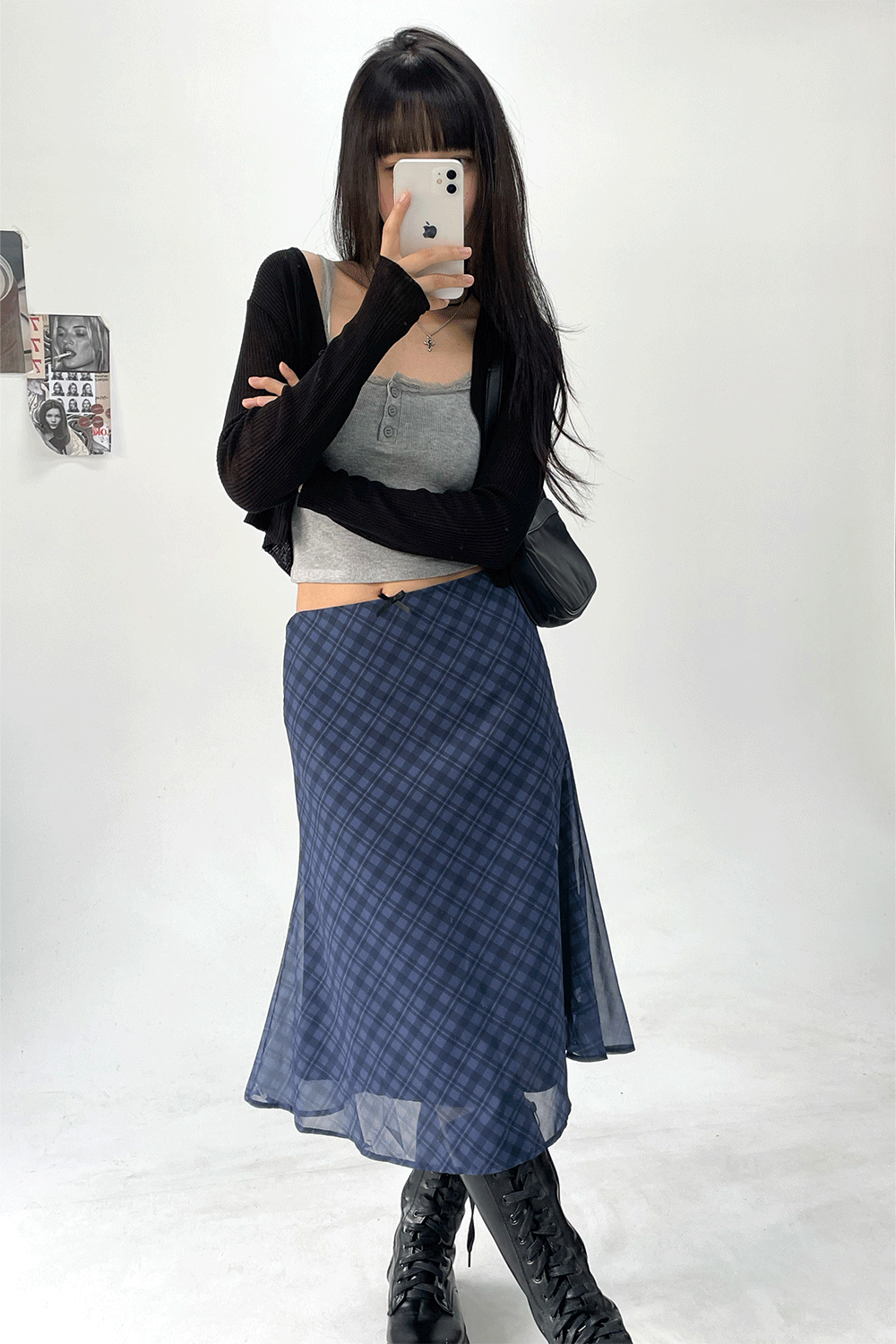 sandy-check-midi-skirt-2colors